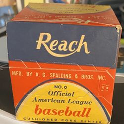 Reach American League No. 0 Baseball