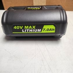 For RYOBI 40V Lithium Battery With Charger