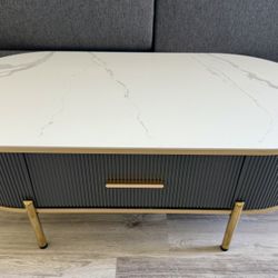 Modern Coffee Table With Storage Drawer