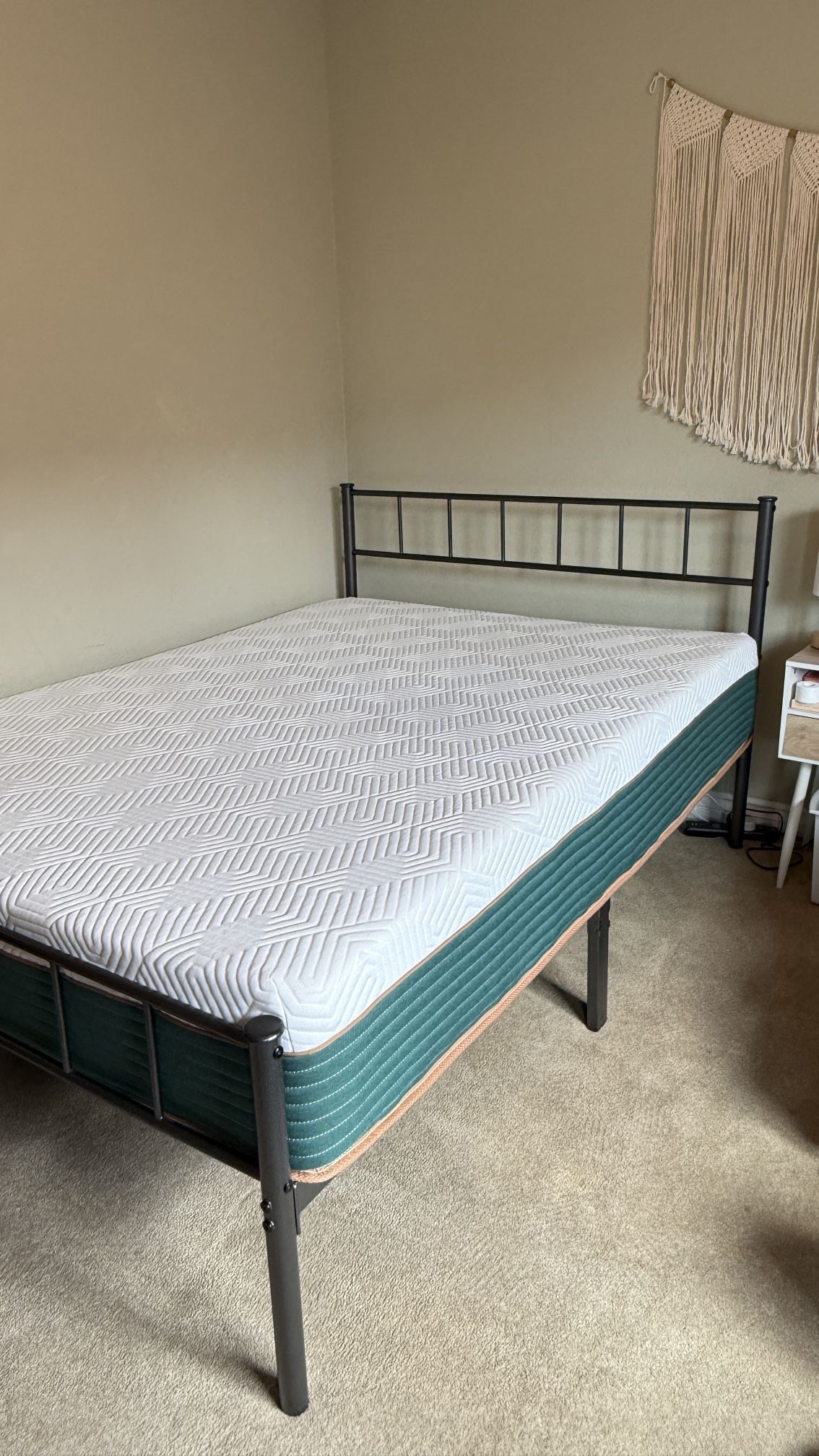 Full Size Bed Frame + Mattress