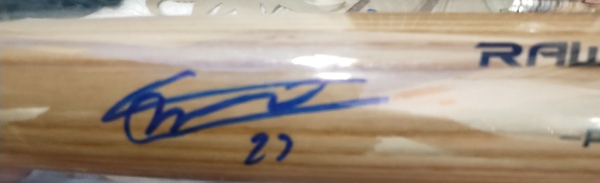 Vladimir Guerrero Jr Autographed Bat