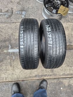 Two 185/65/14 used tires