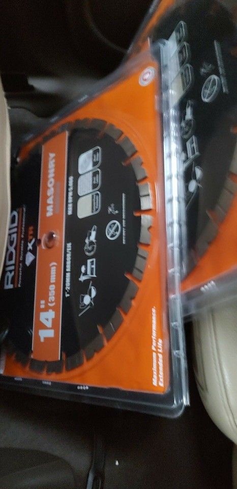 Ridgid 14" Masonry & Concrete Diamond Blades