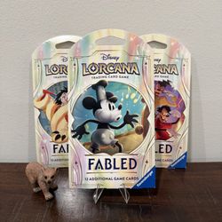 Lorcana Fabled Sleeved Booster Pack