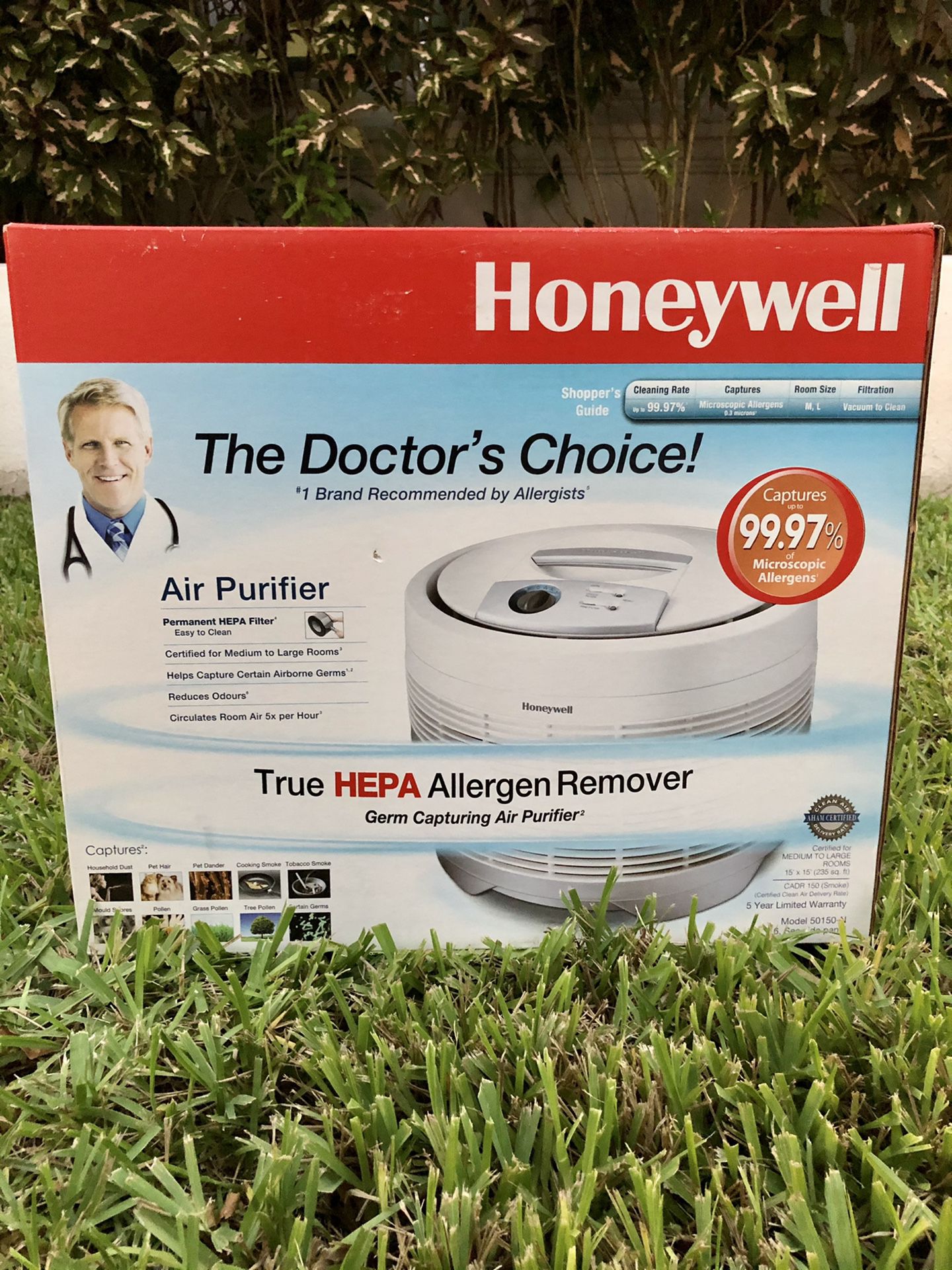 Honeywell True HEPA Allergen Remover Air Purifier