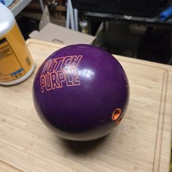 Pitch purple bowling ball used one season 15lbs