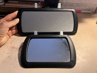 Set of 2 Car Visor Mirrors, Clip-On