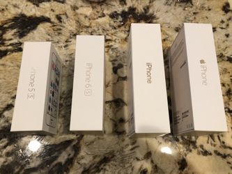 Original iPhone empty boxes