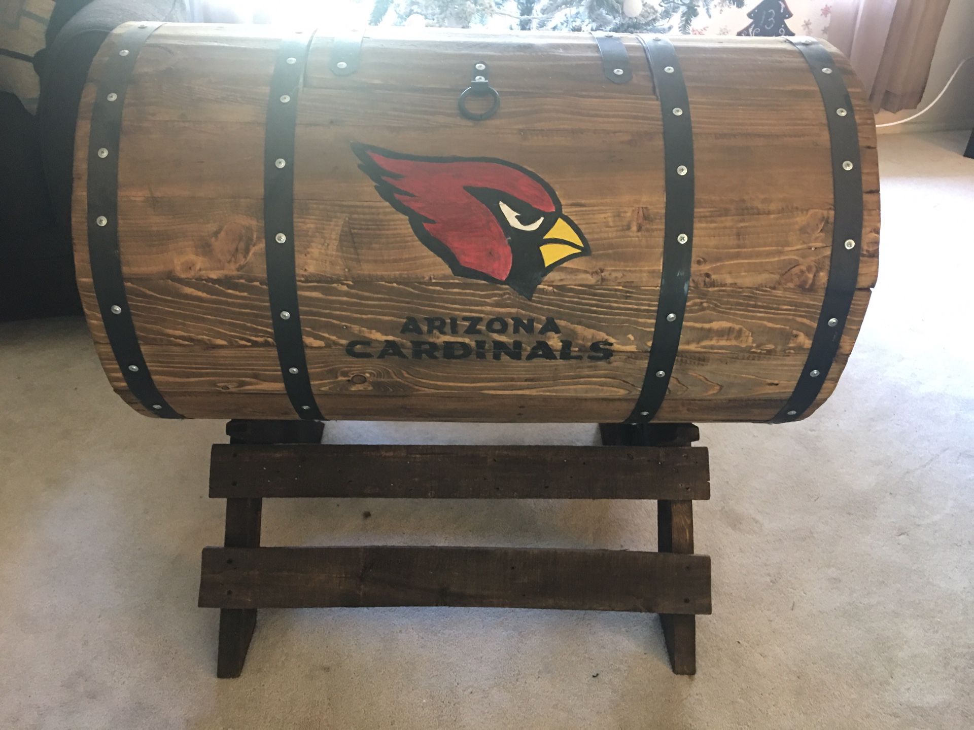 Arizona Cardinals Cooler Barrel