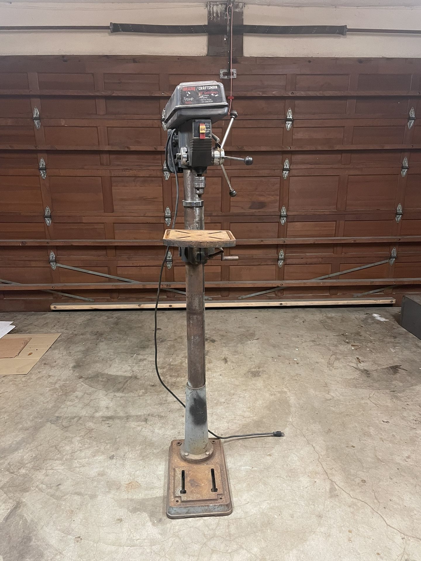Sears Craftsman 13 Inch Standing Drill Press
