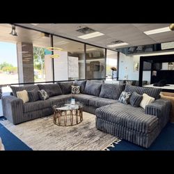 Custom Cordaroy Sectional Sofa 