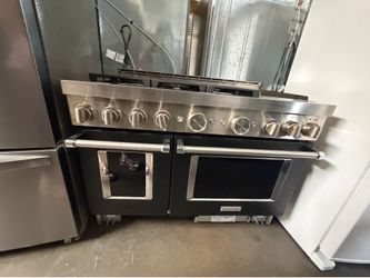 48” KITCHENAID GAS RANGE BLACK