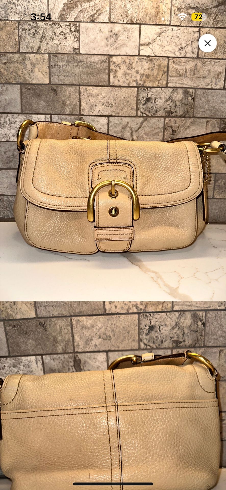 Coach Soho Tan Shoulder Bag