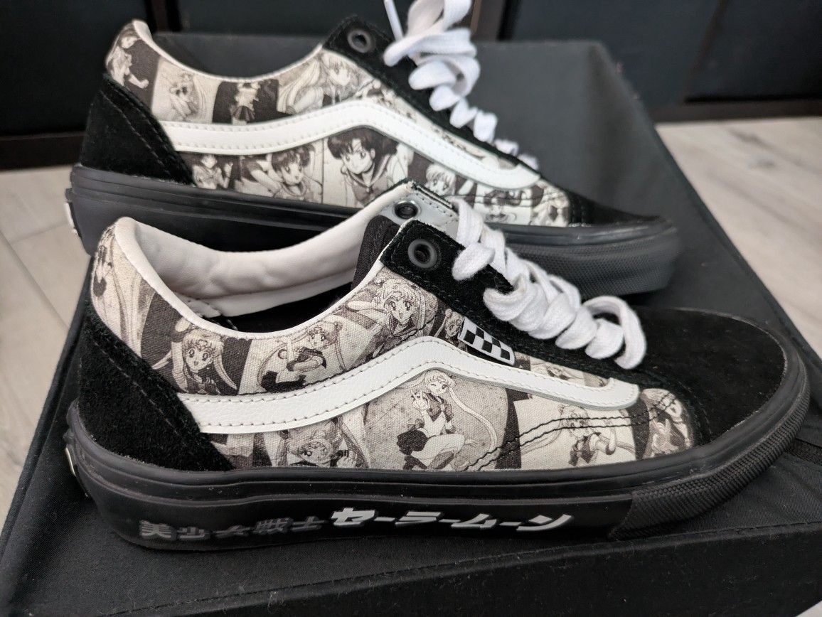 Limited Edition Saylor Moon Vans Skate Old Skool Sneakers,All Products : American Fashion Style Bags On Sale