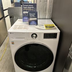 LG 24 in. Wide 2.4 cu. ft. SMART All-in-One Compact Front Load Washer & Ventless Dryer Combo in White