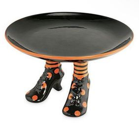 KOVOT Halloween Witch Candy Dish - Ceramic Halloween Decoration