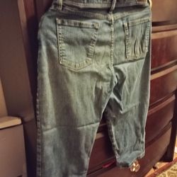 Jeans Capri Woman's Lee Size 8 Petite 