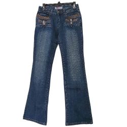 Women's Vintage Style Jeans, Small to Large 