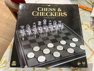 10” Chess/Checker set