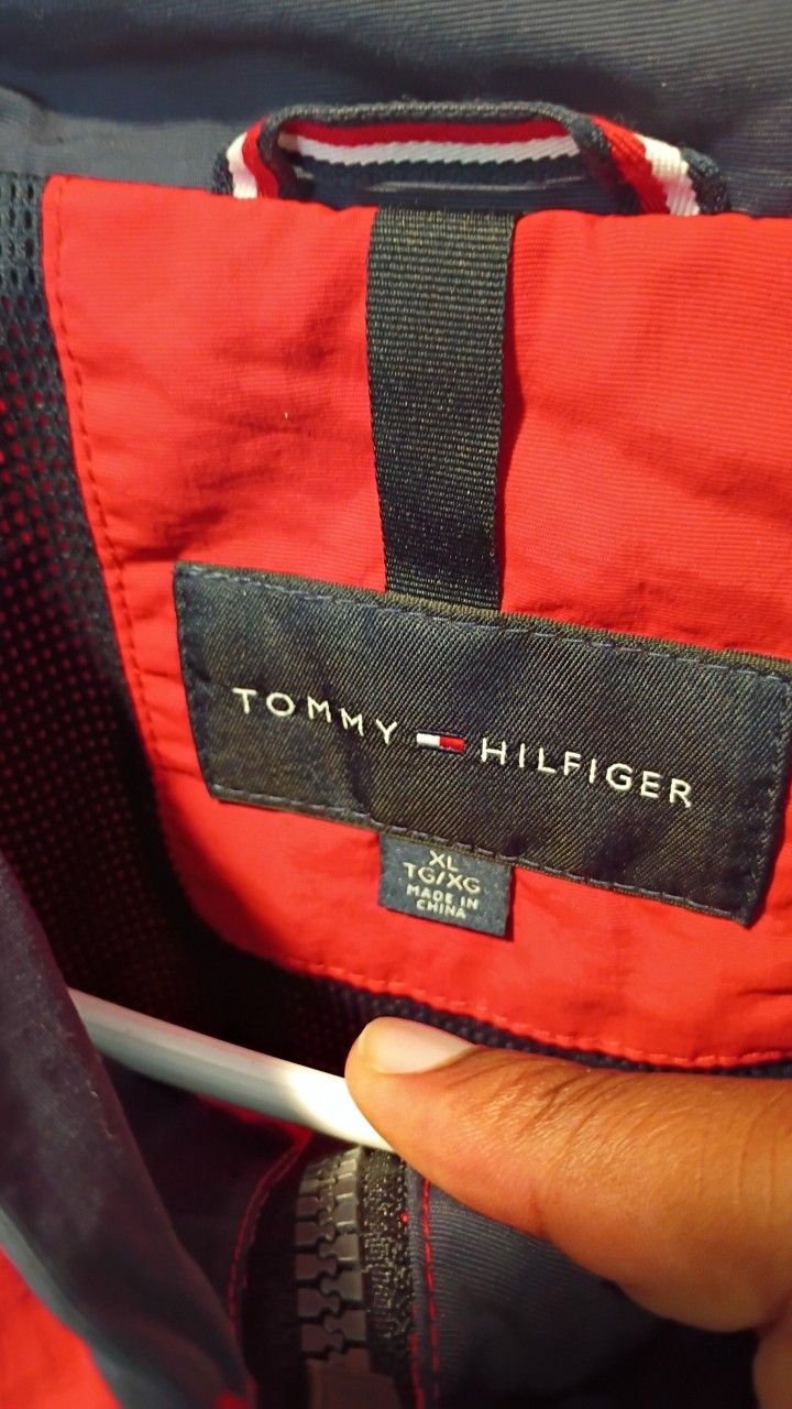 Red Tommy Hilfigure Jacket