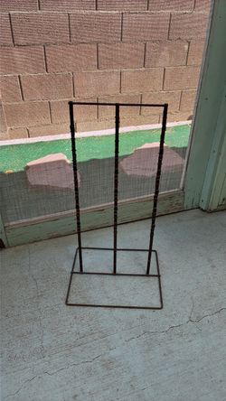 Vintage metal display rack