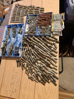 Lot of bolts and screws
