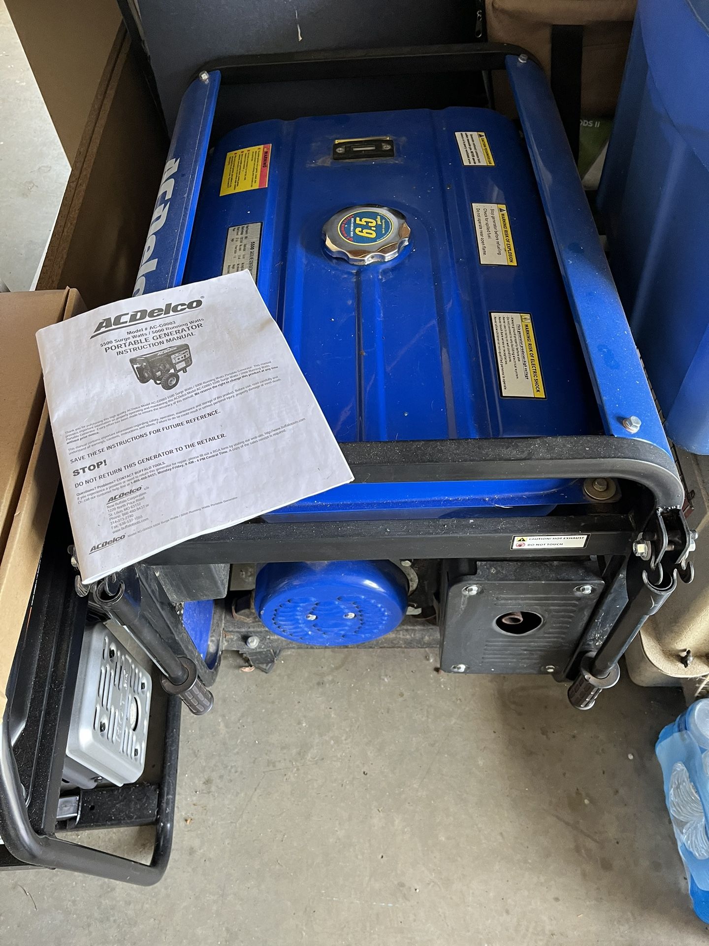 Generator , Didn’t Use Last And Have Another One.