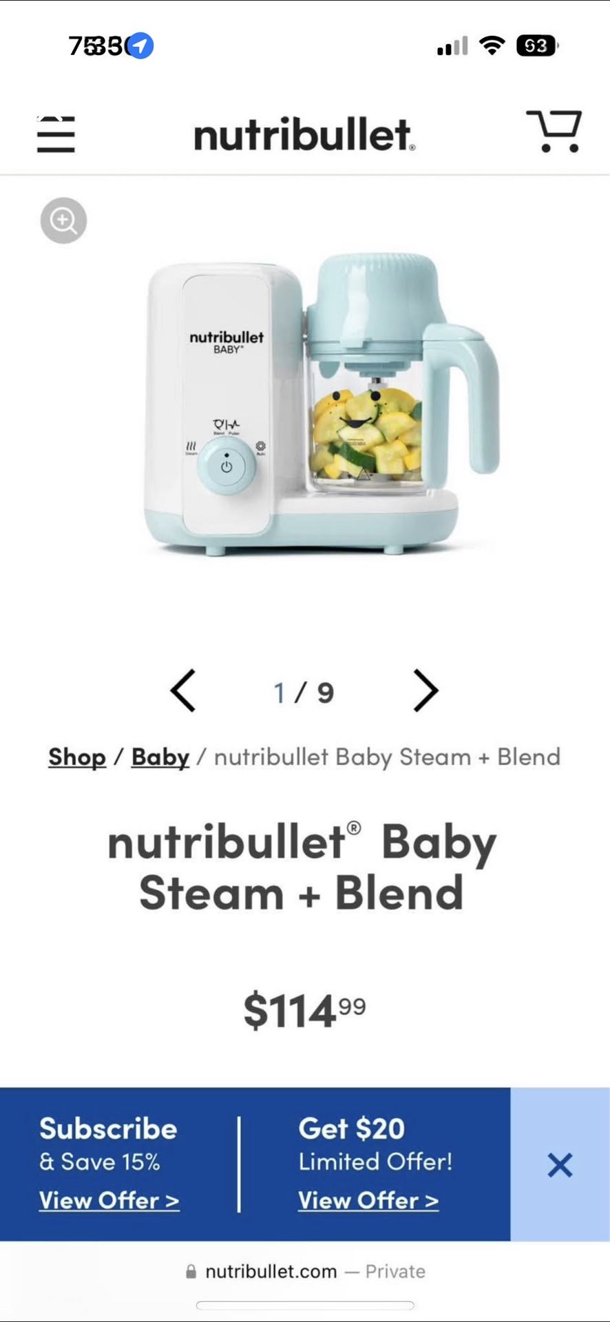 Baby Nutribullet