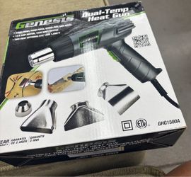 Genesis GHG1500A Dual Temperature Heat Gun Kit, a
