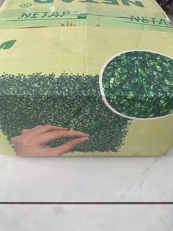 NETAP Grass Wall Panels 10in x 10in 12 PCS 4-Layer Boxwood Green Indoor Outdoor