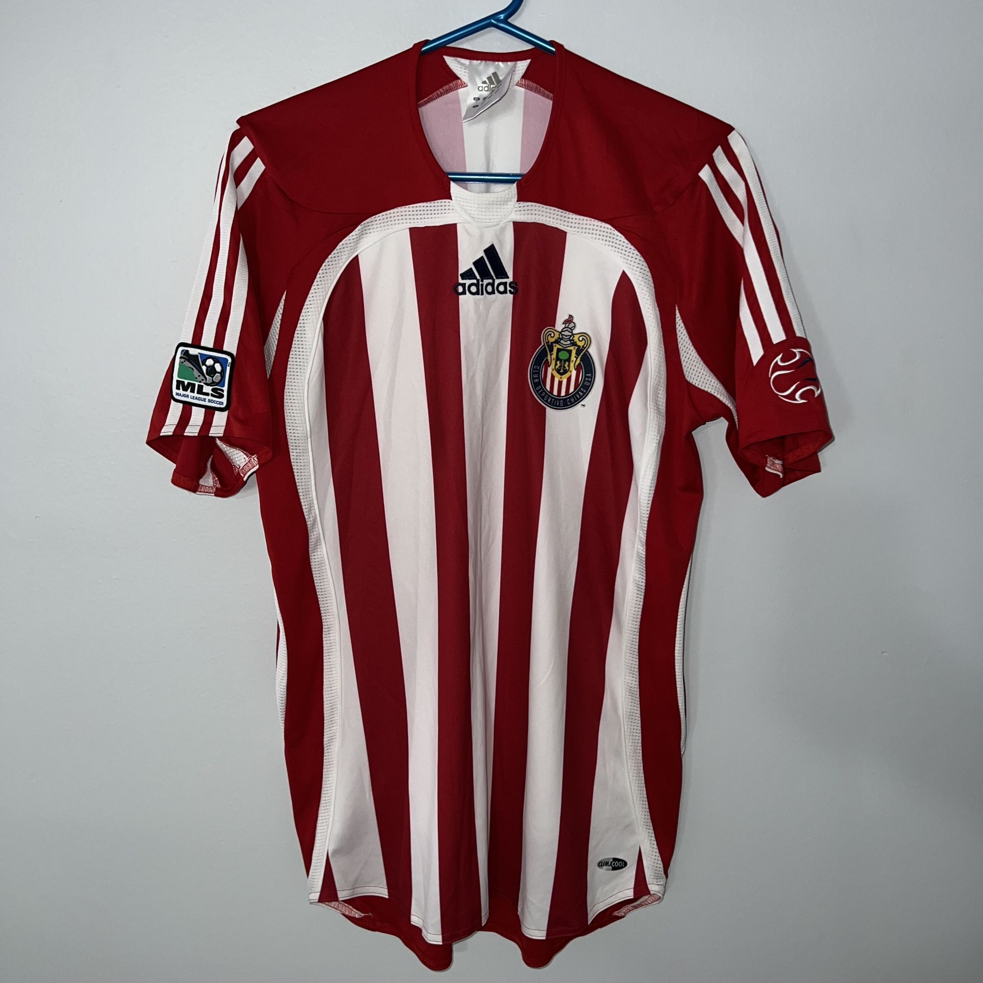 Chivas USA Jersey Mens Small Red Adidas 2006 2007 MLS Soccer