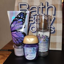 Bath & body works Butterfly Mini Gift set