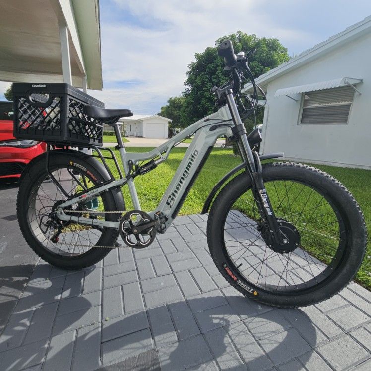E-Bike Shengmilo 26" 2000W Electric Mountain Bike – Fat Tire E-Bike 48V, Like New