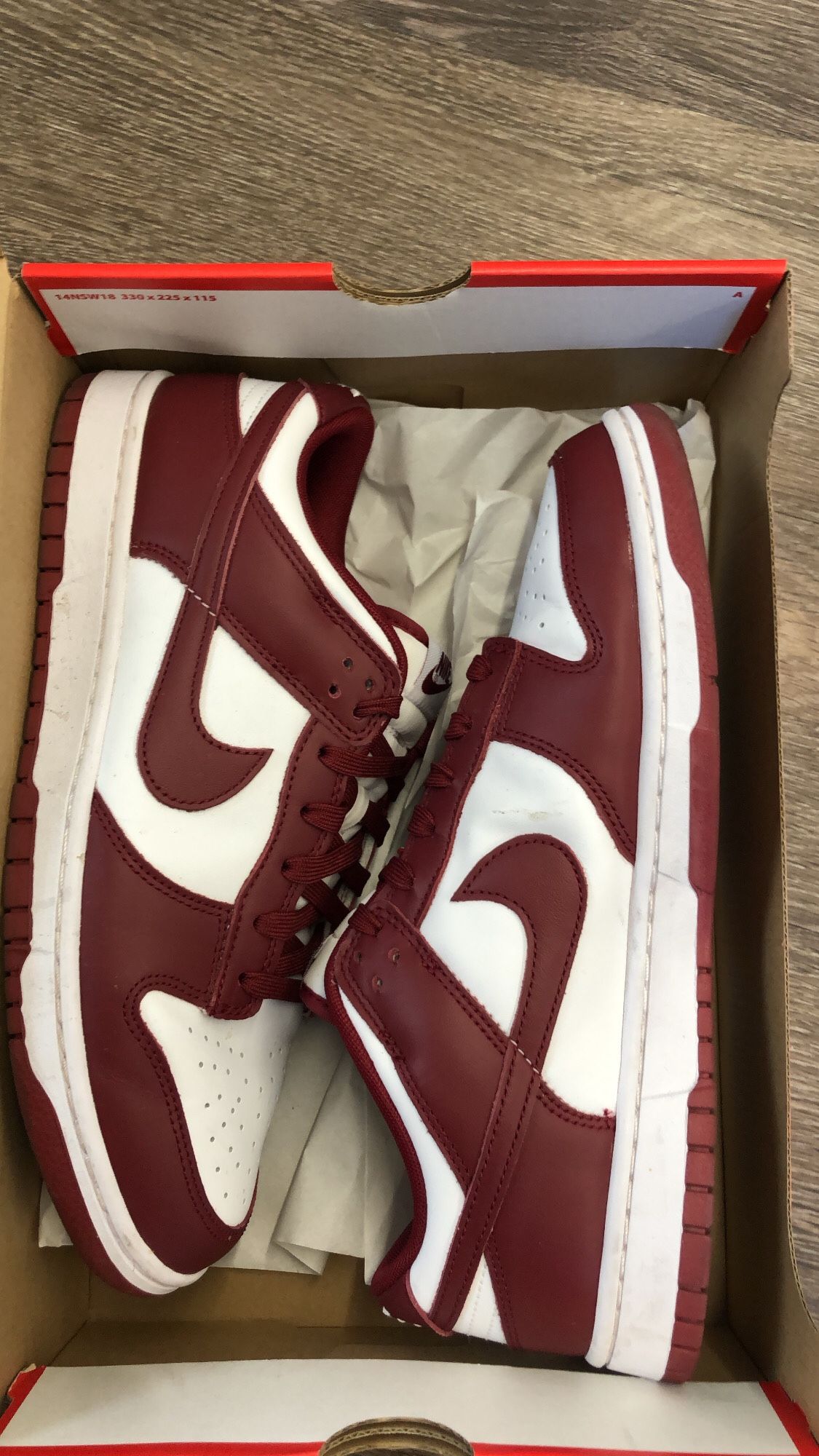 Nike Dunk Low “Team Red” 