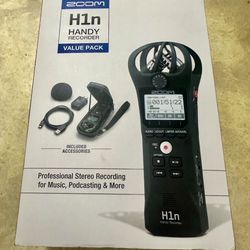 Zoom H1n Handy Recorder, New In Box