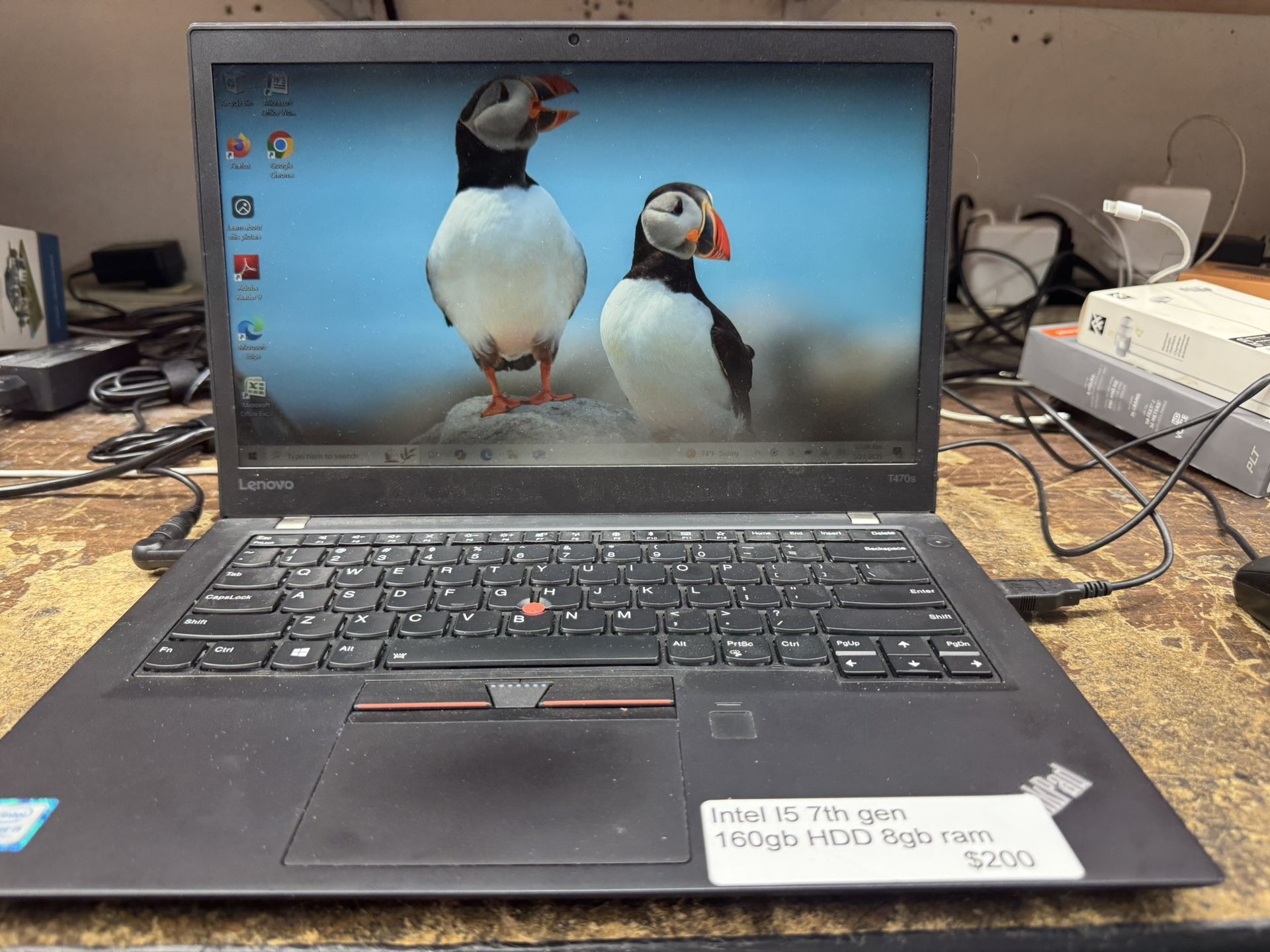Lenovo I5 Laptop 160 Gb Hdd 8 Gb Ram Windows 10 Office 07