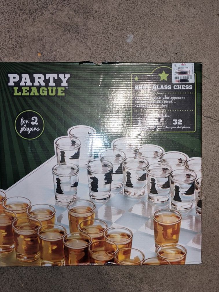 New Chess Shots Drinking Game Board Game