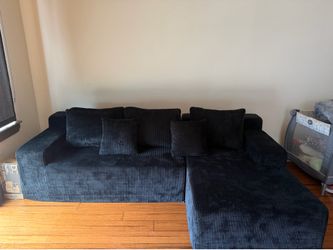 L SHAPED BONELESS SOFA