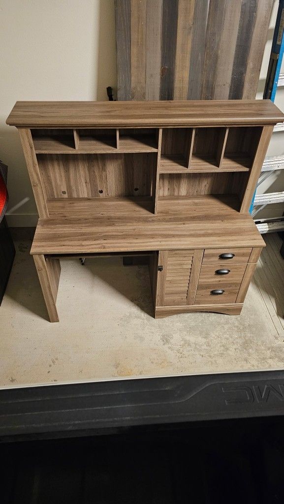 Desk with Hutch And Drawers