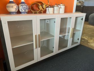 61”White Sideboard，$220