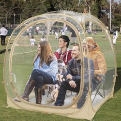Eapele Sports Tent, Instant Pop-Up Tent Shelter, Outdoor Clean Bubble Tent 1-6 Person, Provides Rain Tent Protection For Watching Sports Events, Campi
