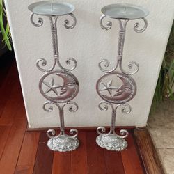 Floor Candle Holder (both For $12)