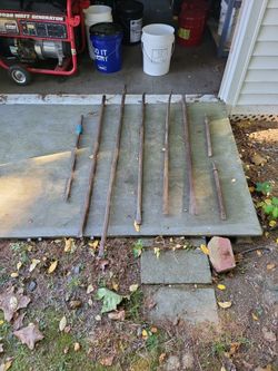 Lot of Steel Pry Bars