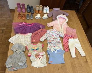 Our Generation Doll Clothes And Shoes Lot