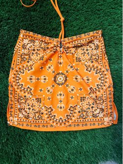 Orange skirt