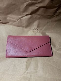 Pink Envelope Flap Wallet