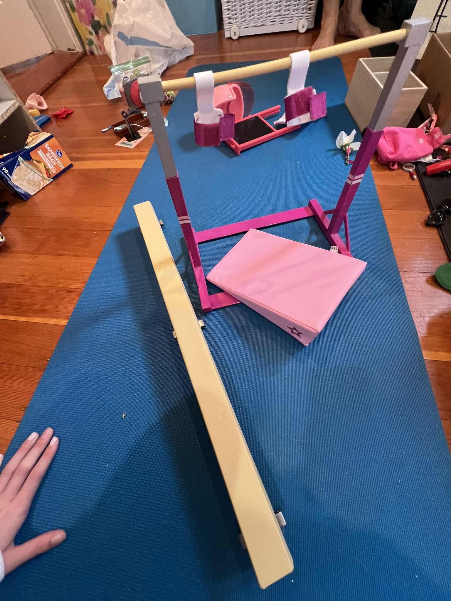 American Girl Doll Gymnastics Set