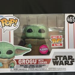 FLOCKED Grogu with Cookies Funko Pop