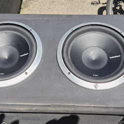 2 12 Rockford Fosgate P2 Subwoofers In Ported Box Tuned To 32hz