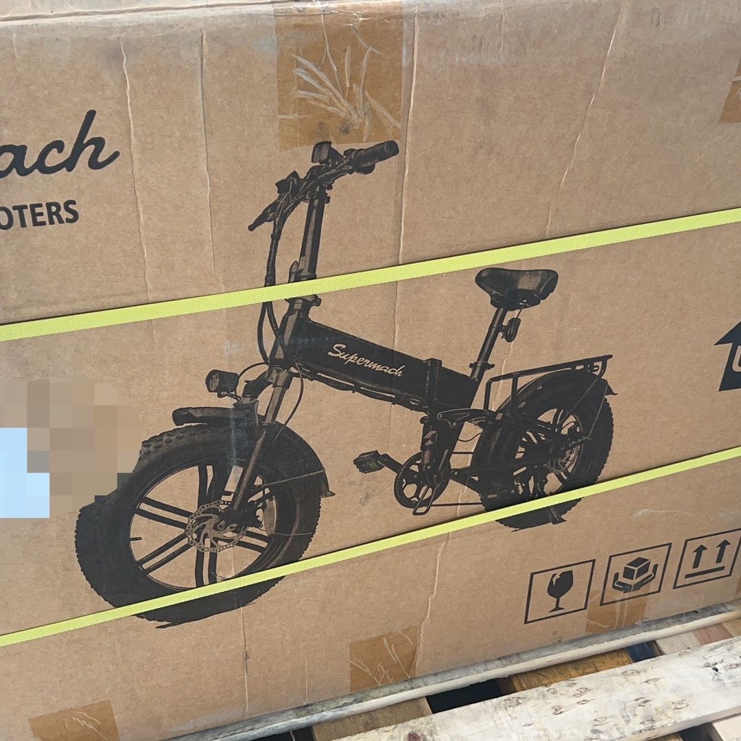 BLACK FOLDABLE ELECTRIC BIKE